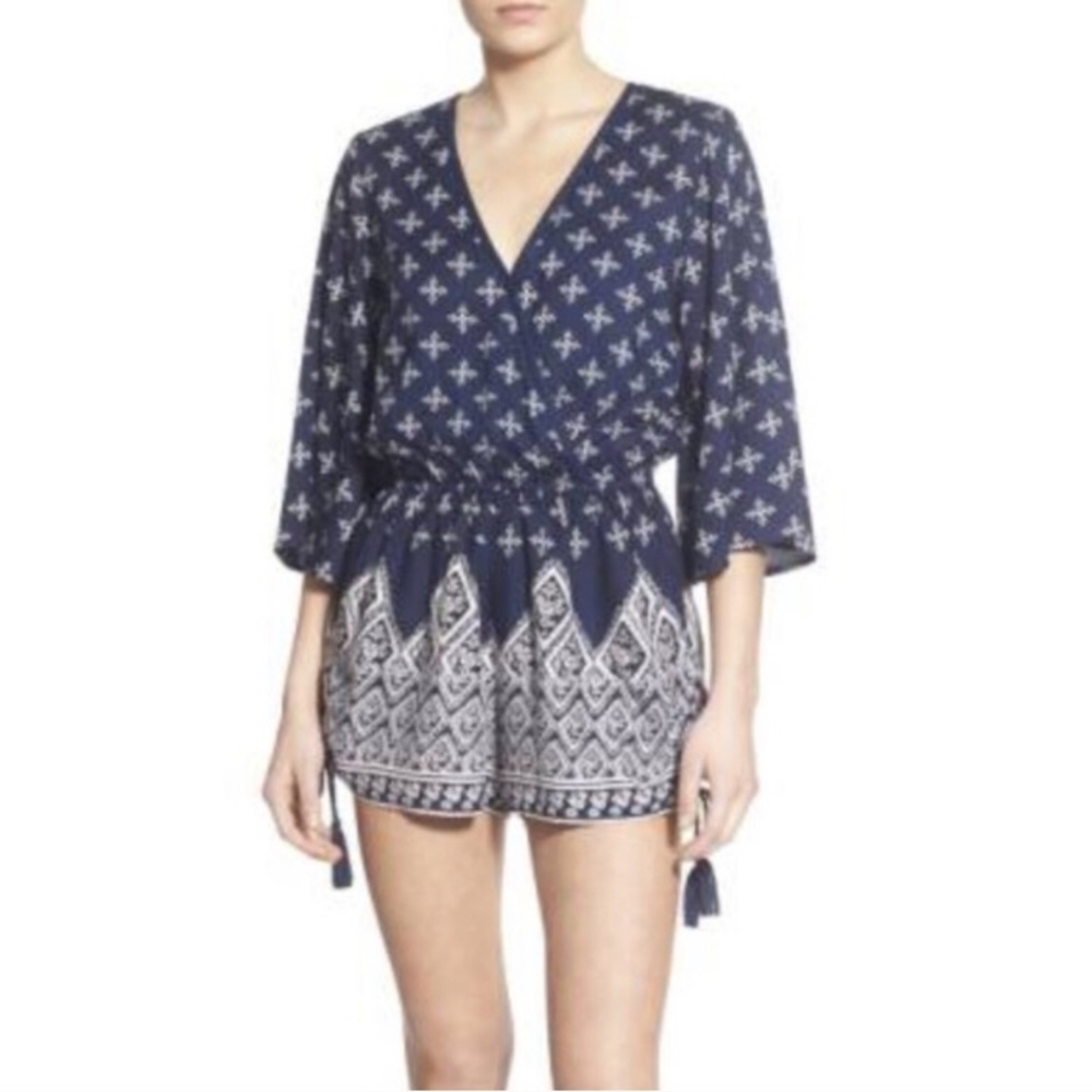 Band of Gypsies bell sleeve romper NWOT